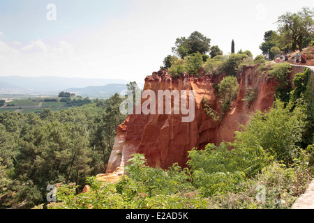 Dorf Roussillon Provence Frankreich Stockfoto