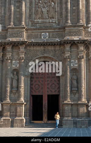 Mexico, Distrito Federal, Mexiko-Stadt, Altstadt, Weltkulturerbe der UNESCO, Kirche auf der Plaza Santo Domingo Stockfoto