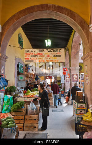 Mexico, Bundesstaat Zacatecas, Zacatecas Stadt, Weltkulturerbe der UNESCO, der Mercado El Laberinto (Markt) Stockfoto