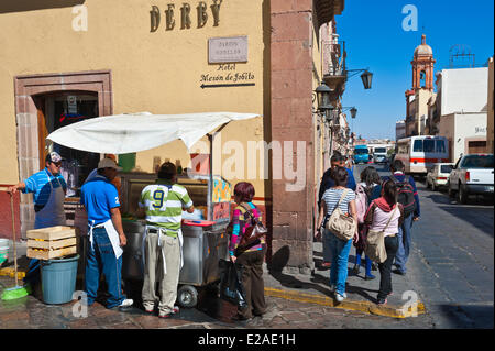 Mexiko, Zacatecas state, Zacatecas Stadt, Weltkulturerbe der UNESCO, Straßenhandel Stockfoto