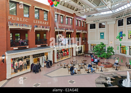 Kanada, Provinz New Brunswick, Saint John, der Marquet Square Komplex, der Public library Stockfoto