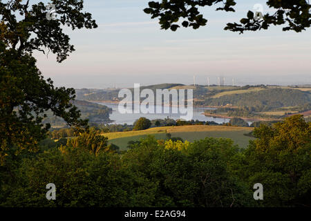 Frankreich, Aveyron, See von Villefranche de Panat plateau Levezou Stockfoto
