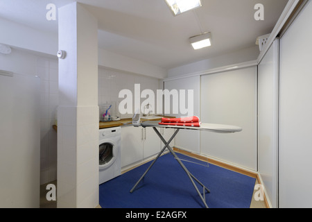 Waschküche Stockfoto