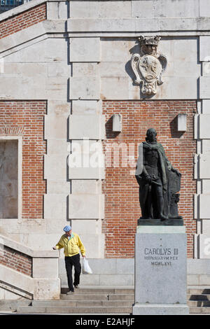 Spanien, Madrid, Sabatini Gärten aus den 1930er Jahren und direkt neben dem königlichen Palast, Charles III von Stockfoto