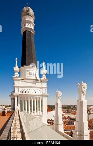 Spanien, Madrid, Plaza de Santa Ana, Me Madrid Hotel (ehemals geräumigen Hotel Victoria) gebaut im Jahre 1919 von dem Architekten Jesus Stockfoto