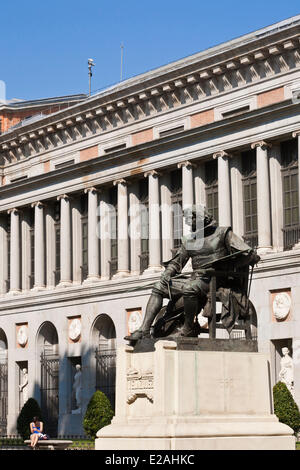 Spanien, Madrid, Museo del Prado im Jahre 1819 eröffnet und befindet sich in der Architekt Juan de Villanueva Gebäude, spanische Pinter Diego Stockfoto