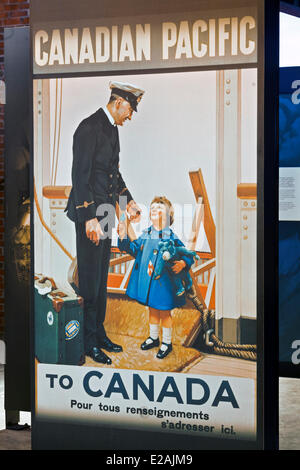 Kanada, Nova Scotia Halifax, Canadian Museum of Immigration am Pier 21 Stockfoto