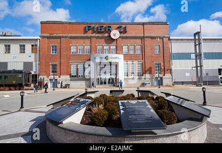 Kanada, Nova Scotia Halifax, Canadian Museum of Immigration am Pier 21 Stockfoto