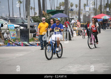 USA, California, Los Angeles, kalifornische Fahrräder am Venice Beach Stockfoto