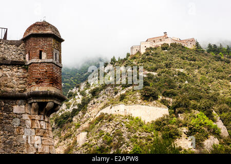 Frankreich, Pyrenäen Orientales, Villefranche de Conflent, Les Plus Beaux Dörfer de France (The Most Beautiful Dörfer gekennzeichnet Stockfoto