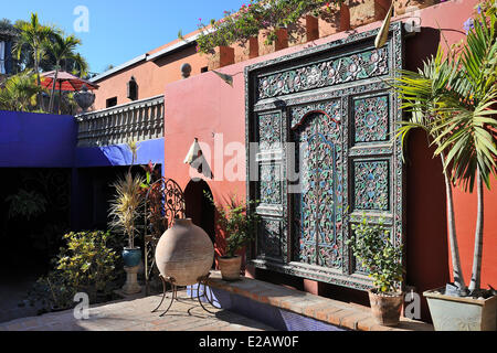 Mexiko, Baja California Sur State, Todos Santos, Hotel California Stockfoto