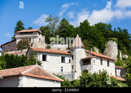 Frankreich, Charente, Aubeterre Sur Dronne, gekennzeichnet Les Plus Beaux Dörfer de France (The Most schöne Dörfer von Frankreich) Stockfoto