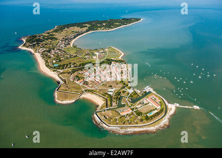 Frankreich, Charente Maritime, Ile d ' Aix (Luftbild) Stockfoto