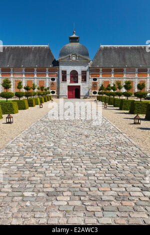 Frankreich, Eure, Le Neubourg, Chateau du Champ de Bataille, 17. Jahrhundert Burg renoviert vom Innenarchitekten Jacques Garcia, der Stockfoto