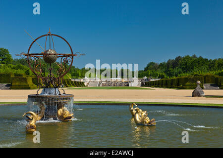 Frankreich, Eure, Le Neubourg, Chateau du Champ de Bataille, 17. Jahrhundert Burg renoviert vom Innenarchitekten Jacques Garcia, La Stockfoto