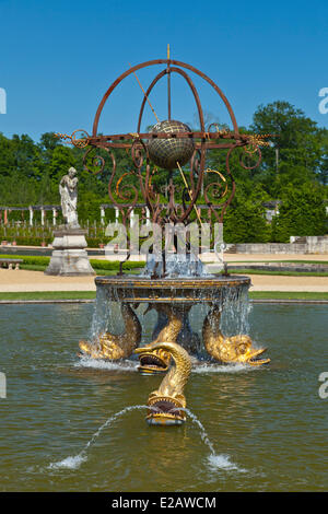 Frankreich, Eure, Le Neubourg, Chateau du Champ de Bataille, 17. Jahrhundert Burg renoviert vom Innenarchitekten Jacques Garcia, La Stockfoto