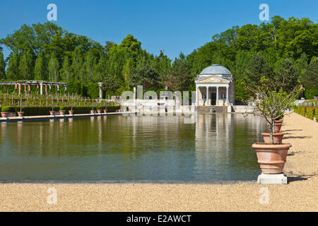 Frankreich, Eure, Le Neubourg, Chateau du Champ de Bataille, 17. Jahrhundert Burg renoviert vom Innenarchitekten Jacques Garcia, der Stockfoto