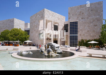 USA, California, Los Angeles, Santa Monica, Getty Center von Architekt Richard Meier Stockfoto