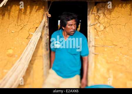 Kolumbien, Guajira-Abteilung, die Arends Familie wohnt am tiefen Ende der Guajira-Halbinsel, der Punta Gallinas Stockfoto