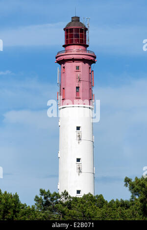 Frankreich, Gironde, d ' Arcachon, Cap Ferret, Leuchtturm Stockfoto