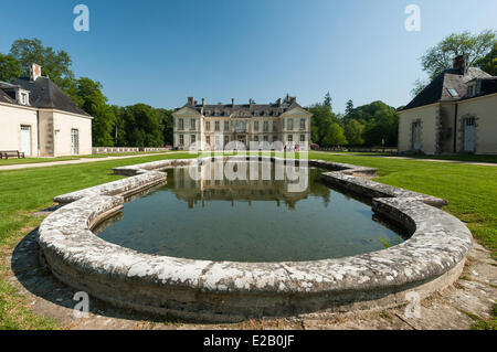 Frankreich, Morbihan, Bignan, Domaine de Kerguehennec, Gruppenbesuch Stockfoto