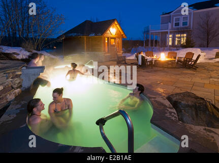 Kanada, Provinz Quebec, Eastern Townships (Estrie), Magog, das Manoir des Sables-spa Stockfoto