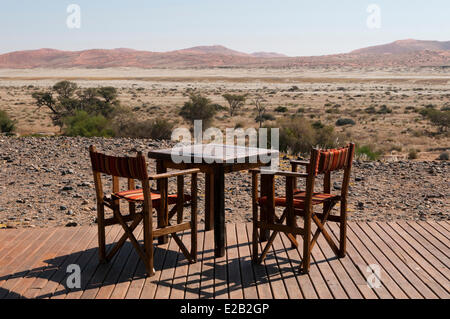 Namibia, Hardap Region, Namib-Wüste, Kulala Desert Lodge Stockfoto