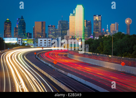 Dallas ist die neunte bevölkerungsreichste Stadt in den Vereinigten Staaten von Amerika und die drittgrößte Stadt im Bundesstaat Texas Stockfoto