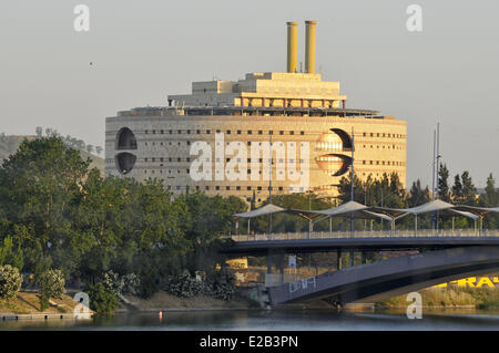 Spanien, Andalusien, Sevilla, Guadalquivir Fluss Brücke del Cristo De La Expiracion, Website der internationalen Ausstellung von 1992 Stockfoto