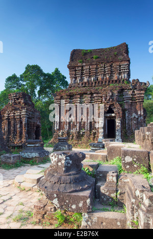 Ruinen von My Son Sanctuary (UNESCO Weltkulturerbe), Hoi an, Quang Schinken, Vietnam Stockfoto