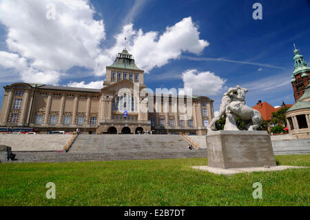 Polen, Westpommern, Stettin, Chrobry Wälle (Boleslaw ich der tapfere, der erste polnische König Bolesław I Chrobry), Stockfoto