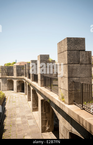 Im zweiten Stock des historischen Fort Totten Wasser Akkus in Fort Totten im Bayside Stadtteil Queens in New York Stockfoto