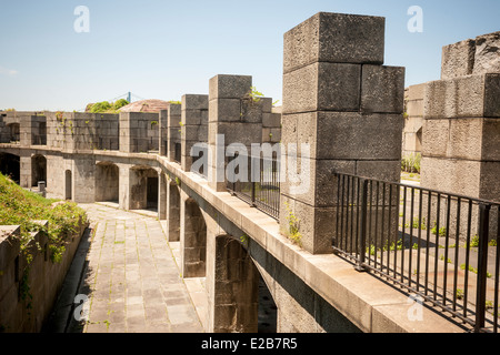 Im zweiten Stock des historischen Fort Totten Wasser Akkus in Fort Totten im Bayside Stadtteil Queens in New York Stockfoto