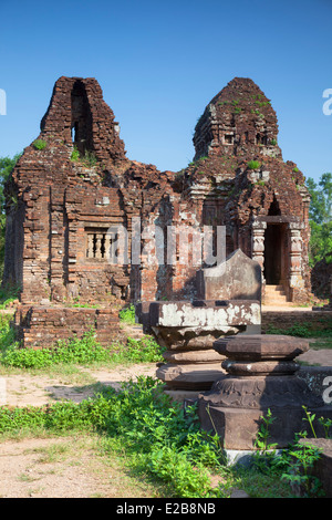 Ruinen von My Son Sanctuary (UNESCO Weltkulturerbe), Hoi an, Quang Schinken, Vietnam Stockfoto