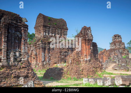 Ruinen von My Son Sanctuary (UNESCO Weltkulturerbe), Hoi an, Quang Schinken, Vietnam Stockfoto