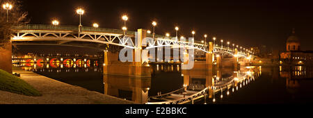 Frankreich, Haute Garonne, Toulouse, Pont Saint-Pierre auf der Garonne Stockfoto