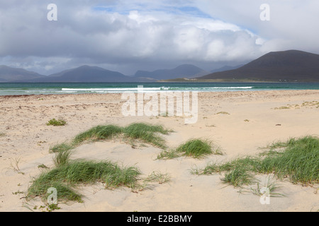 Ein Blick über den Klang von z. aus Horgabost, Isle of Harris, äußeren Hebriden, Schottland Stockfoto