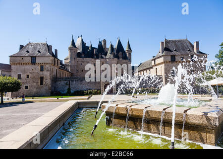 Frankreich, Dordogne, Perigord Vert, Jumilhac le Grand das Schloss Stockfoto