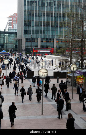 Vereinigtes Königreich, London, Canada Square Stockfoto