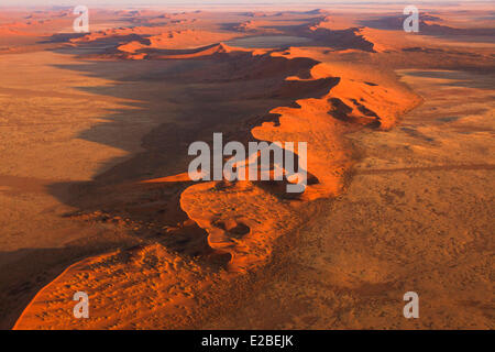 Namibia, Erongo und Hardap Regionen, der Kuiseb Flusstal, Namib Naukluft National Park, Namib-Wüste, Umgebung von Homeb, Stockfoto