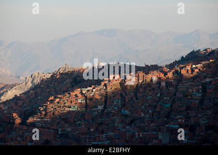 Bolivien, La Paz Department, La Paz, El Alto Viertel Stockfoto