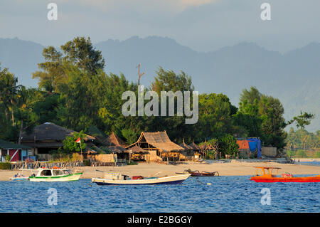 Indonesien, Lombok, Gili Inseln, Gili Air Stockfoto