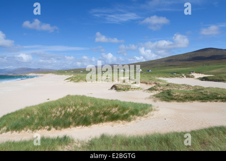 Ein Blick auf Scarista Strand, Isle of Harris, äußeren Hebriden, Schottland Stockfoto