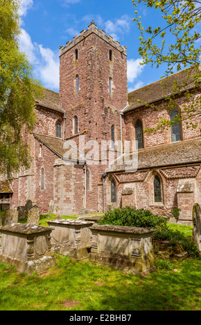 Abtei Dore, eine ehemalige Zisterzienserabtei in dem Dorf Abtei Dore in Golden Valley, Herefordshire, Wales, Vereinigtes Königreich, Stockfoto