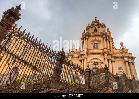 Kathedrale von Saint George in Ragusa Ibla Stockfoto