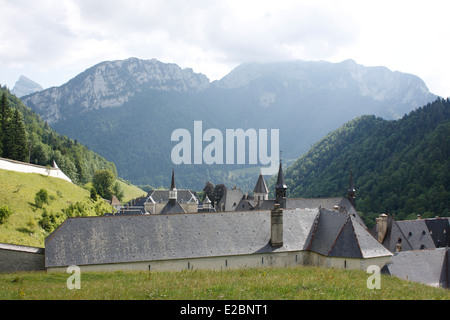 Kloster "La Grande Chartreuse", Chartreuse, in den Alpen, Isere, Rhône-Alpes, Frankreich, Europa. Stockfoto