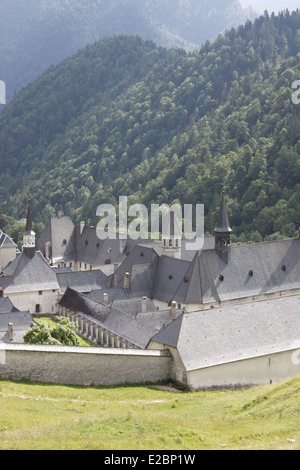 Kloster "La Grande Chartreuse", Chartreuse, in den Alpen, Isere, Rhône-Alpes, Frankreich, Europa. Stockfoto