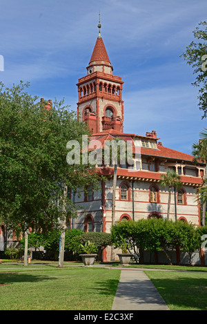 Campus Gebäude von Flagler College, St. Augustine, Florida Stockfoto