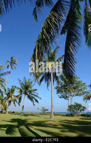 Indonesien, Lombok, Senggigi Searesort, den Garten von Senggigi Beach Hotel Stockfoto