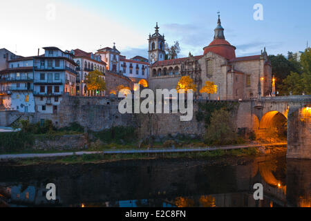 Portugal, Norte Region, Amarante, Kirche und Kloster der Brücke Sao Gonτalo 16. Jahrhundert Stockfoto